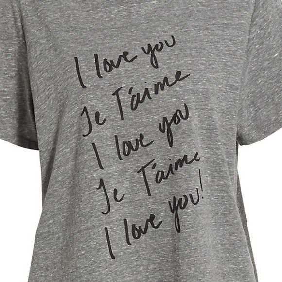 cinq à sept ☕️ i love you tee - Picture 4 of 6